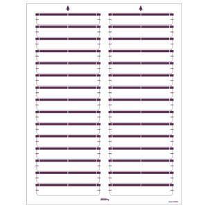 Tabbies Laser / Inkjet File Folder Labels - Laser Name Labels - 2/3" H x 3-7/16" W, - 750 per Pack
