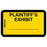 Tabbies Legal Exhibit Labels - 5-1/4"W x 3-1/4"H, 252 labels per Pack
