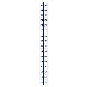 Tabbies Printed Index Tabs 1/2" Numeric '1 - 50' - 1/2"W - 1/2", 10 pack per Box - 58309