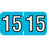 Tabbies Barkley Compatible Yearcode 90600 Label Rolls, 3/4"H x 1-1/2"W, 500 Per Roll