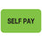 Tabbies Billing/Collection Labels "Self Pay" , Fluorescent Green - 1-1/2"W x 7/8"H, 250 per Roll - MAP1320