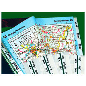 Tabbies Atlas Index Tabs Green Color Edge - 1" in, 10 pack Per Box, - 58314
