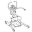 Joerns Healthcare - Knee Pad Assembly - 0Y0105