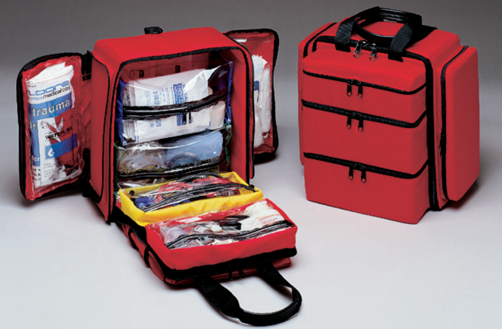 Healthmark BLS Case - Red, 13.5" x 11" x 15" in - HMK-911-82511