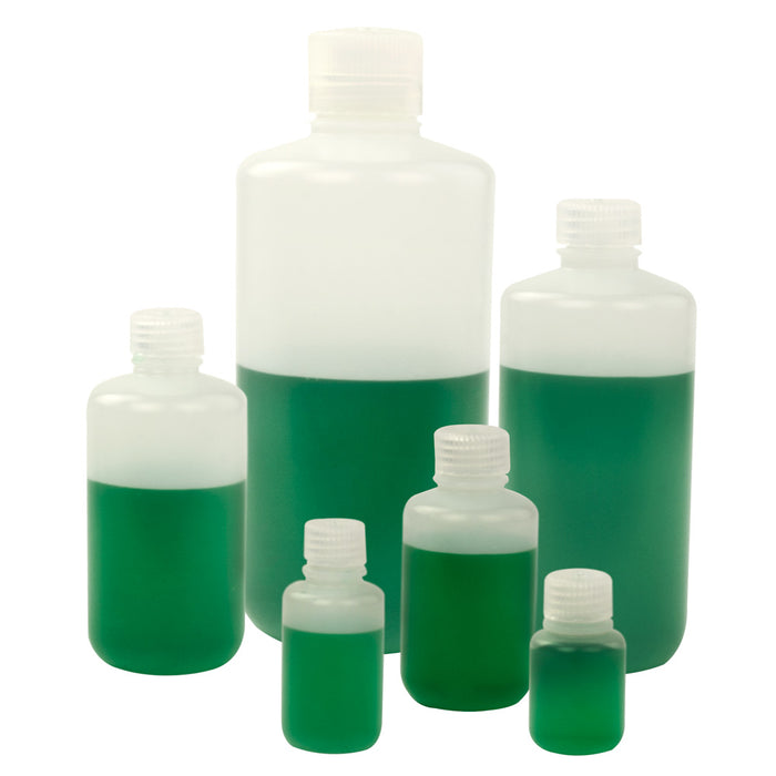 US Plastic Corp. Thermo Scientific Nalgene Narrow Mouth Economy HDPE Bottle with Cap