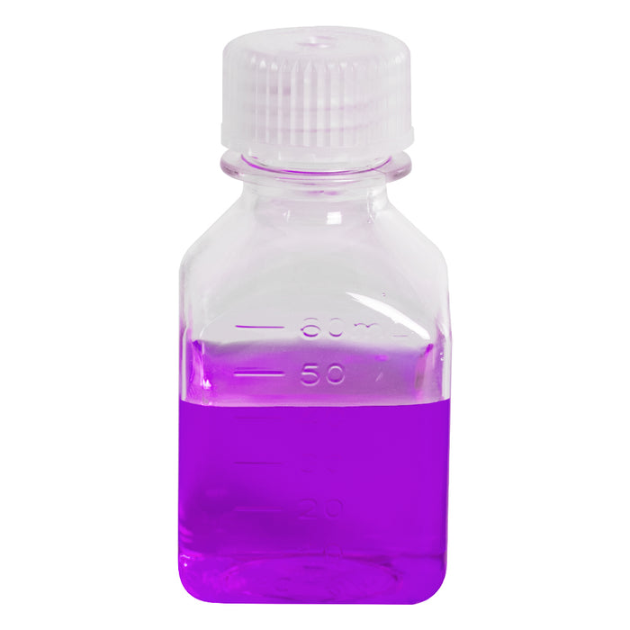 US Plastic Corp. Thermo Scientific Nalgene Narrow Mouth Polycarbonate Square Bottle with Cap