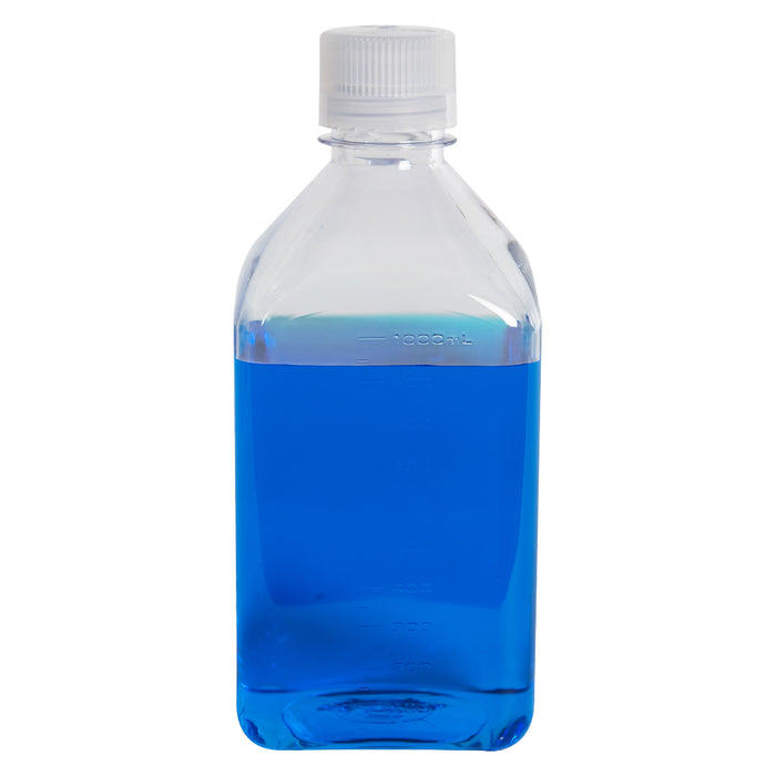 US Plastic Corp. Thermo Scientific Nalgene Narrow Mouth Polycarbonate Square Bottle with Cap