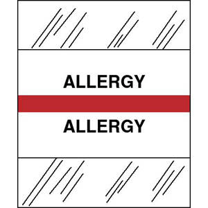 Tabbies Medical Chart Index Tabs & Divider Sheets - 1/2" H x 1-1/4" W, 100 per Pack
