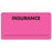 Tabbies Insurance Labels - 3-1/4"W x 1-3/4"H, 250 per Roll