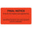 Tabbies Billing/Collection Labels "Final Notice if Do not receive your Payment By ___ We will be forced to turn your account for Collection " , Fluorescent Red  - 3-1/4"W x 1-3/4"H, 250 per Roll - MAP1580