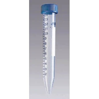 Falcon - Centrifuge Tube Conical Bottom Plain 17 X 120 mm 15 mL Blue Screw Cap Polypropylene Tube - 352096