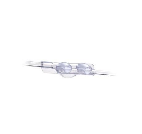 Softech Plus - ETCO2 Nasal Sampling Cannula with O2 Delivery With Oxygen Delivery Pediatric Curved Prong / NonFlared Tip - 2857