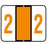 Tabbies Tab Products & Smead Compatible Numeric 71000 Label Rolls, 1"H x 1-1/4"W, 500 Per Roll