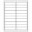 Tabbies Laser / Inkjet Label Sheets, - Use Template No. 5161 - 1" H x 4" W, - 2000 per Pack - 40156