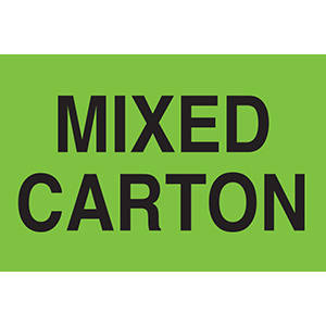 Tabbies Mixed Labels - 3"H x 5"W, 500 per Roll