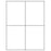 Tabbies Laser / Inkjet Label Sheets, - 5-1/2" H x 4-1/4" W, - 400 per Pack - 40162