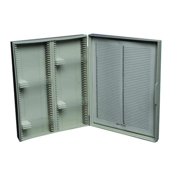 Mopec Slide Box, Plastic, Holds 100 Slides – BH010