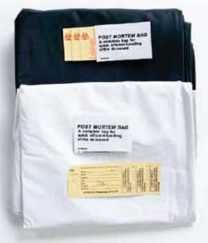 Post Mortem Bags and Shroud Kits