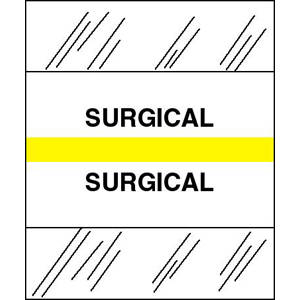 Tabbies Medical Chart Index Tabs & Divider Sheets - 1/2" H x 1-1/4" W, 100 per Pack