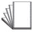 Tabbies Medical Transcription Labels - 7-5/8" Fan-Folded Pin Fed Transcription Label - 8-5/8"W x 12"H Sheet, - White -59513