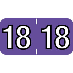 Tabbies Colwell Compatible Yearcode 14400 Label Rolls, 3/4"H x 1-1/2"W, 500 Per Roll