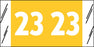 Tabbies Acme Visible Compatible Yearcode Label Rolls, 3/4"H x 1-1/2"W, 1000 Per Roll