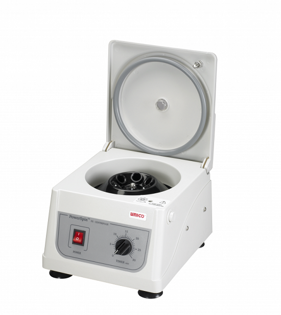 Unico Powerspin FX Centrifuge, Fixed Speed 3,400 RPM, 6X10ML Or 3X15ML Capacity - C806