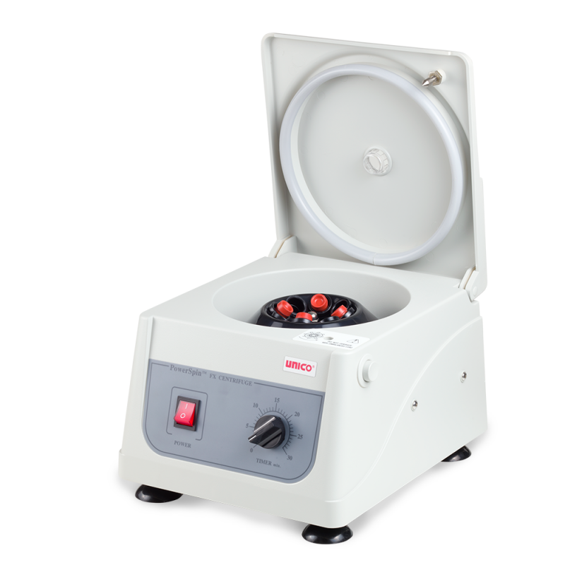 Unico Powerspin Fx Centrifuge, Fixed Speed 3,400 Rpm, 8 Place, 30 Min. Timer, 8x10ml Capacity - C808