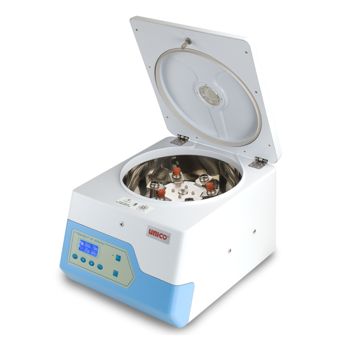 Unico Powerspin Hxv, Centrifuge, Variable Speed 500-3500 Rpm, 6 Place Horizontal Rotor, 99 Min. Digital Timer, 6 X10ml Capacity - C8306