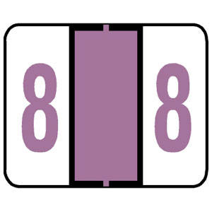 Tabbies Tab Products & Smead Compatible Numeric 71000 Label Rolls, 1"H x 1-1/4"W, 500 Per Roll