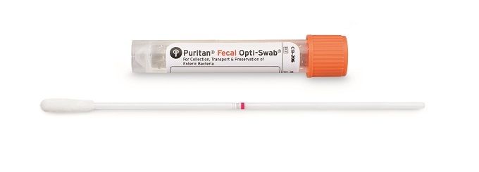 2 ml Cary-Blair Medium Filled Vial w/ One Sterile Elongated HydraFlock Swab