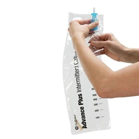 Advance Plus Touch Free - Urethral Catheter Straight Tip Hydrophilic Coated PVC 8 Fr. 16 Inch - 94084