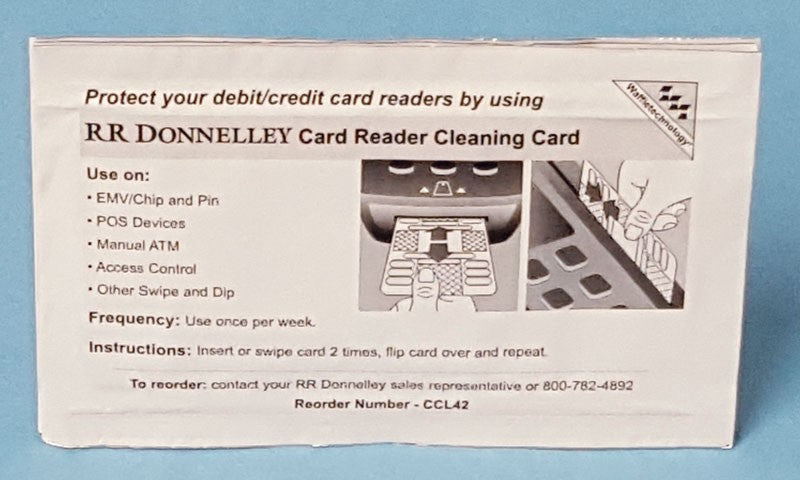 Medical Labels - Thermal Card Reader Cleaner, WaffleTechnology