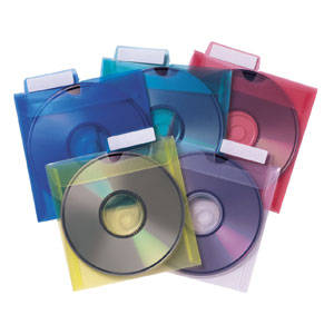 Tabbies Media Storage DVD/CD Saver(TM) Sleeve Protector Clear Pack - 5"W x 5-1/2"H, - 25 per Pack - 25101
