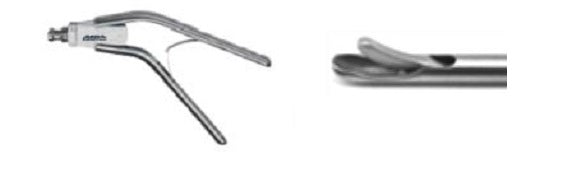 Closed Self-Righting Needle Tip
