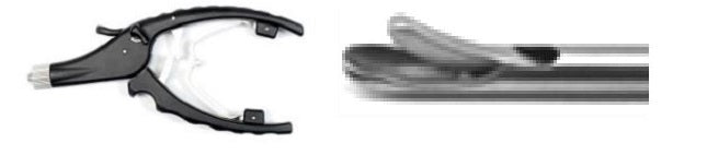 Closed Self-Righting Needle Tip
