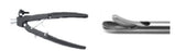 Closed Self-Righting Needle Tip