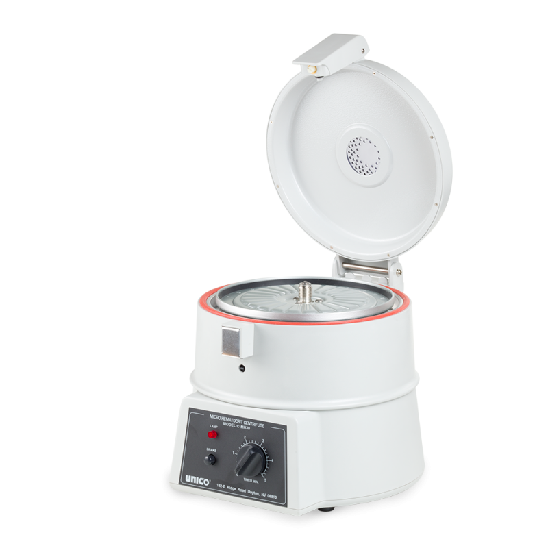 Unico Micro-hematocrit Centrifuge, 24 Places, 12,000 Rpm, 5 Min. Timer With Bell Signal, Electric Motor Braking And Safety Latch. Reader Included. 220v - CMH30E