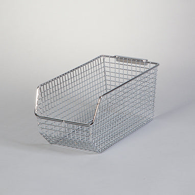 Stack & Hang - Storage Bin Chrome Wire Mesh 5 X 5-1/2 X 11 Inch - 18925-01