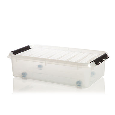 SmartStore Tote with Lid Clear 
