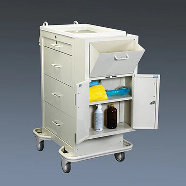 Health Care Logistics - Punch Card Medication Cart Light Beige - 5112