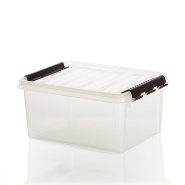 SmartStore - Tote with Lid Clear Polypropylene 6-1/8 X 8-7/8 X 13-3/16 Inch - 13203C