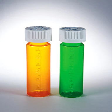 Health Care Logistics - Prescription Vial 16 DRAM Amber - 18582A