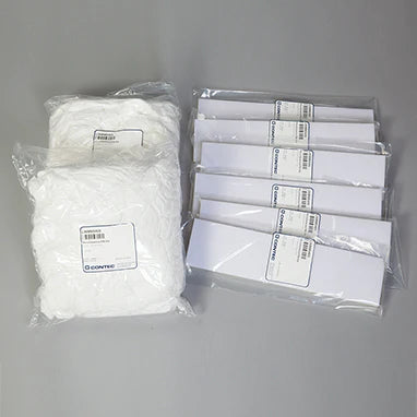 Contec QuicKlean - Cleanroom Mop Pad Kit White Microfiber Disposable - 19380