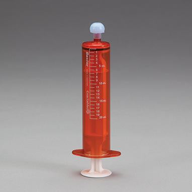 ExactaMed Oral Dispensers w/ Tip Caps, 20mL - Amber
