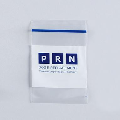 MedValue PRN Bags, Blue, 3 x 4