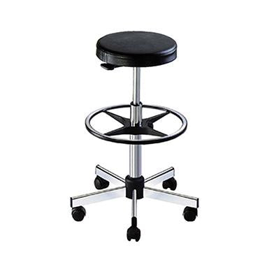 MedValue Kango® Polyurethane Stool with Footrest and Casters