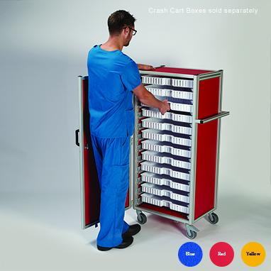 MedValue Transport Cart for 12 Crash Cart Boxes