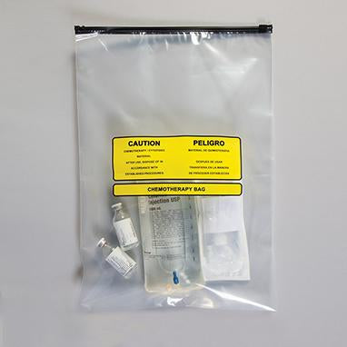 MedValue Chemotherapy Disposal Slider Bags, 14 x 20