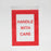 MedValue Handle With Care Bags, 9x12